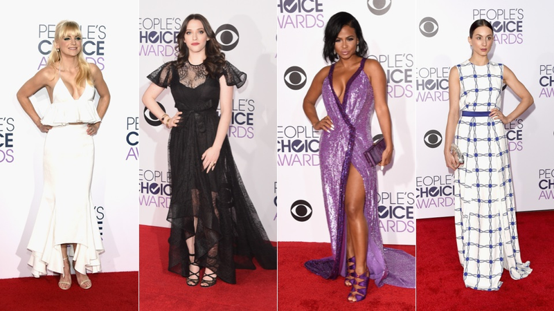 Illustration for article titled Voluminous Drapes, Clean Cuts & Some Balmain at the Peoples' Choice Awards
